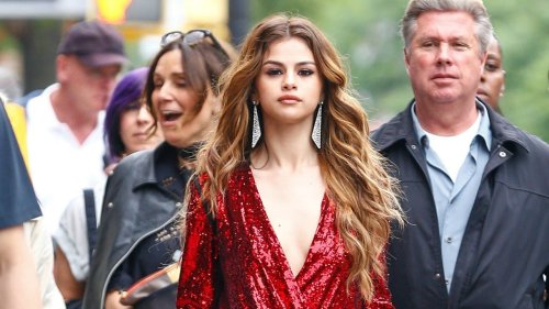 Selena Gomez Just Paired Her Gorgeous White Dress With This Unexpected Shoe