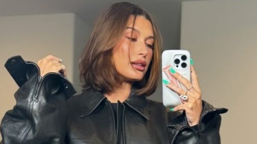 Hailey Bieber's ‘Comfort’ Coachella Look Includes Radioactive Nails and Excludes Pants