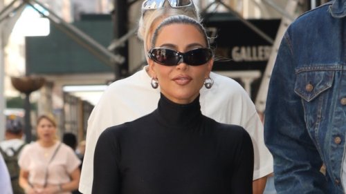 Kim Kardashian Stepped Out With a Motorcycle Helmet Bag as a Purse