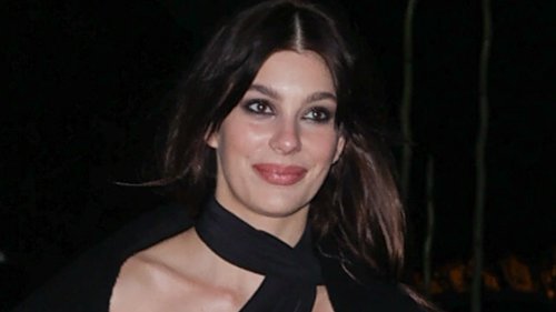 Camila Morrone Wore a Sheer, Ruched LBD in L.A.