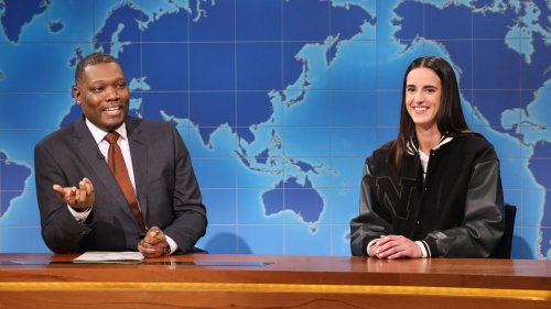 Caitlin Clark Beat Michael Ché at His Own Game During Her Hilarious ‘Saturday Night Live’ Debut