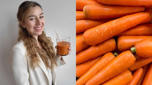Mit Möhrensaft braun werden: “Ich habe einen Monat jeden Tag Karottensaft getrunken – und das ist das Ergebnis!”