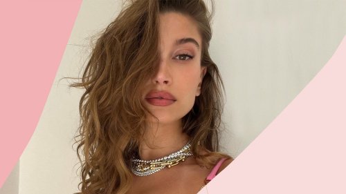 Hailey Bieber's beauty look is giving us summer Barbie goddess vibes