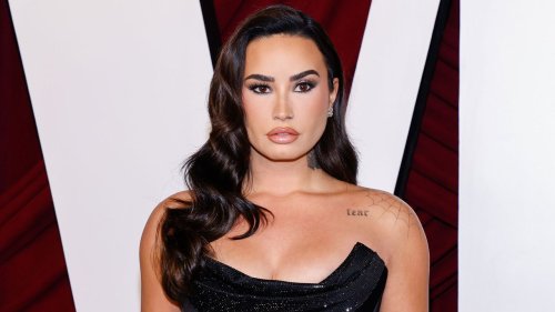 Demi Lovato's cherry jelly nails are the yummiest spring manicure trend