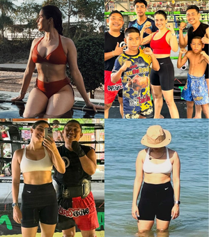 From oozing oomph in a bikini to acing Muay Thai, Sanya Malhotra's Thailand vacation
