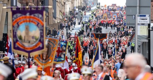 Tributes paid to man who died during Glasgow Orange Walk processions