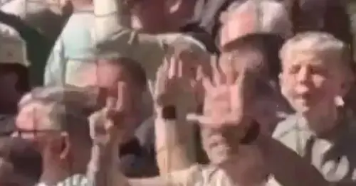 Police probe sick Celtic fan caught mocking Rangers with vile Ibrox disaster taunt