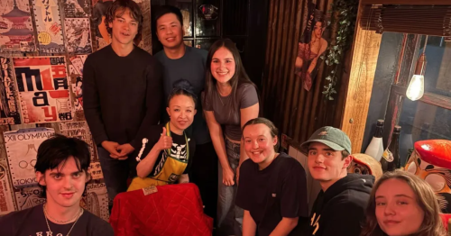 The Last of Us tv star in Glasgow as restaurant staff grab pic with Bella Ramsey