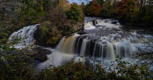 New Lanark waterfall near Glasgow named one of the best in UK