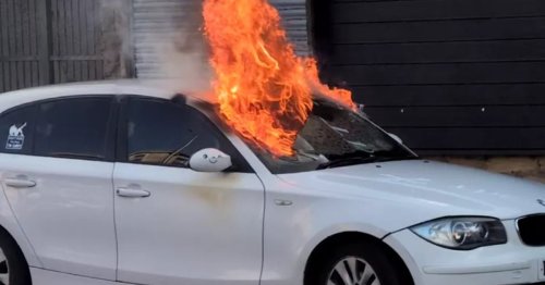 'Petrol bomb' thrown through window of BMW parked outside Celtic pub