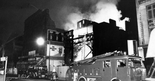 The huge Glasgow fire that cleared a path for the Savoy Centre in the 1970s