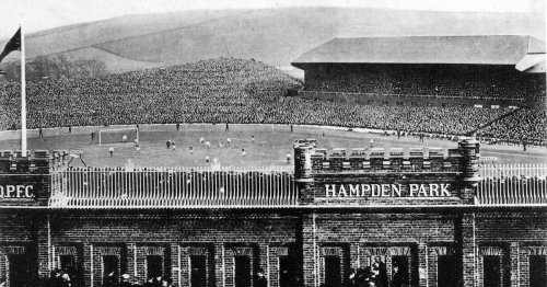 The Rangers and Celtic Scottish Cup final played twice and abandoned after riots