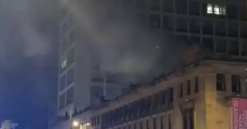 'Deliberate' fire started on Glasgow Sauchiehall Street as smoke billows from city centre building