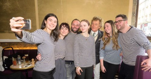 Sir Rod Stewart spotted at West End bar ahead of Celtic match leaving owner's delighted