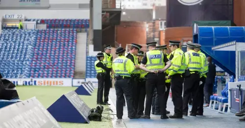 Glasgow police officer 'assaulted' before Old Firm game as two people charged