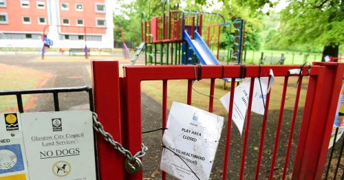Busy Glasgow play park locked up over "safety" fears