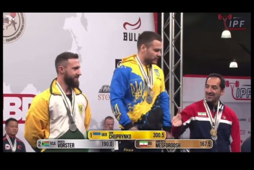 Український пауерліфтер відмовився потиснути руку іранцю на чемпіонаті світу