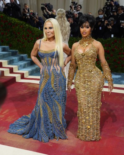 Watch: How Cardi B’s Golden 2022 Met Gala Look Went Number 1 With Donatella Versace