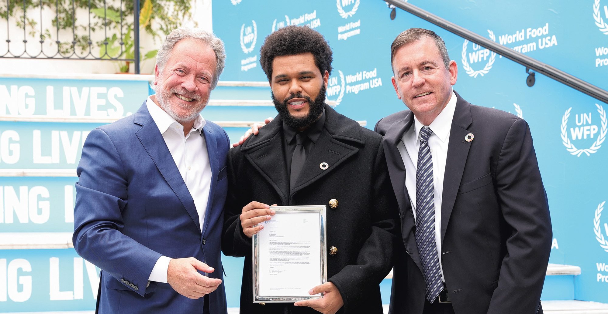 WFP Goodwill Ambassador The Weeknd raises US$5 million to fight global hunger
