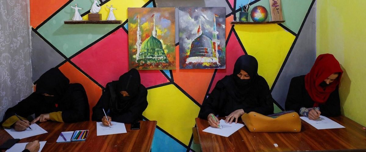 Art Therapy Offers Relief for Afghan Women Mental Health