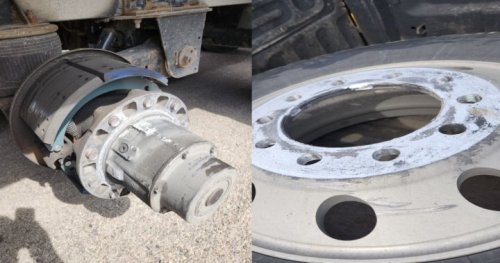 Woodstock driver, business face multiple charges after wheel comes off trailer: OPP