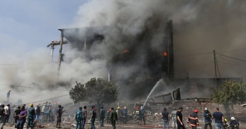 At least 1 dead, 60 injured as fireworks warehouse explodes in Armenian mall