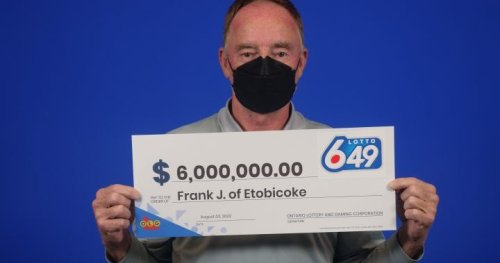 Toronto man who won jackpot played lottery regularly for more than 40 years