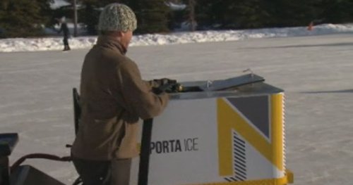 Pandemic creates opportunity for unique Calgary-made ice resurfacer | Globalnews.ca