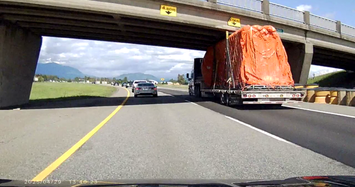 More frustration after pair of over-height truck strikes in Fraser Valley