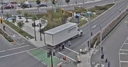 Victoria bike crash sparks renewed calls for safety bars on trucks