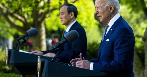 Biden, Japan’s Suga unite against China’s aggression at 1st White House summit