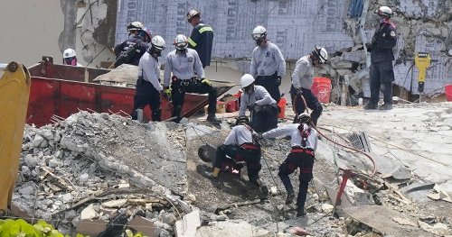 ‘Excruciating’ search through wreckage of Florida condo collapse enters 6th day