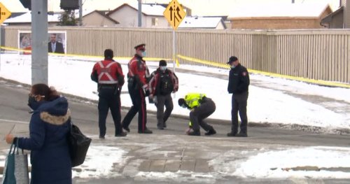 Cyclist rushed to hospital after being struck by vehicle in northeast Calgary - Calgary | Globalnews.ca