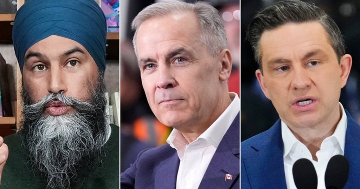 Where Carney, Poilievre and Singh are as campaign nears halfway mark