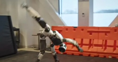 One giant leap for robotkind: Boston Dynamics’ Atlas robot busts a move