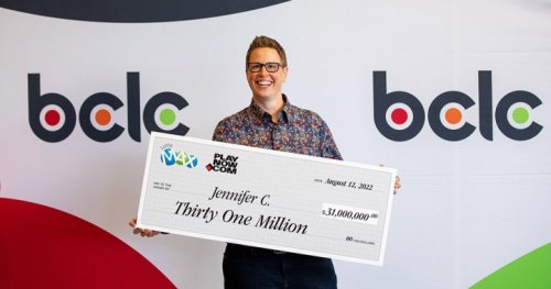 B.C. woman wins $31 million jackpot through online Lotto Max subscription