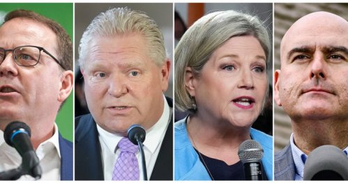 Ontario election campaign chugs along in hybrid mode, with 2 leaders isolating