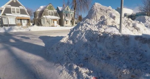 City preaching patience as clearing of massive snow piles expected to take weeks