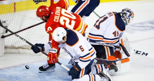 Hockey world divided over Blake Coleman call in Edmonton Oilers victory over Flames