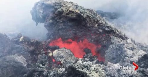 This is what lava damage from Hawaii’s Kilauea volcano looks like