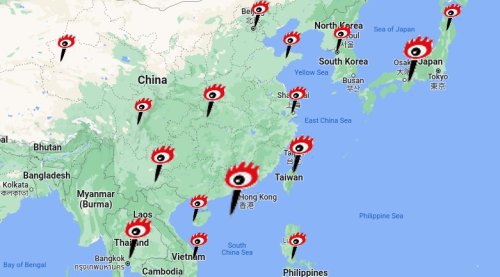 China: Weibo’s new location tag exposes the whereabouts of users, opinion leaders and tiny pinks