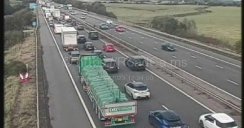 M5 traffic live: Motorway closed after serious car and lorry crash near Gloucestershire