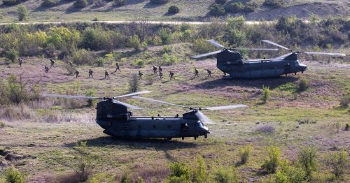 RAF providing Typhoons, Chinooks and C-130J Hercules in North Macedonia NATO exercise