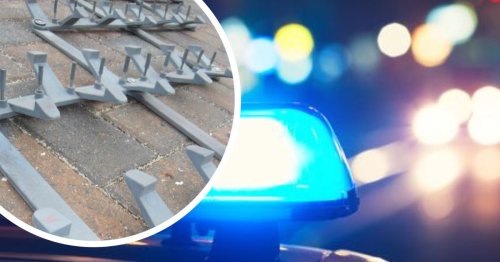 High speed police chase through villages halted by stinger