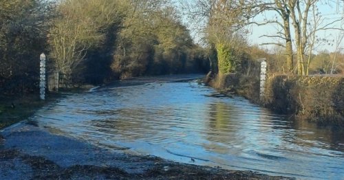 A417 at Maisemore closed due to flooding yet again