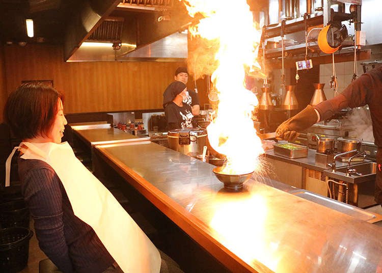Kyoto Fire Ramen Menbaka: We Try Japan's Crazy Flaming Noodle Show!