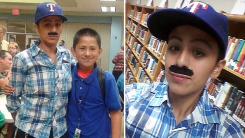 Single Mom Finds Out Her Son Can’t Go for ”Donuts With Dad” Day – Decides to Dress Up and Attend as ”Dad” Instead
