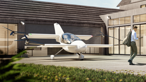 New eVTOL ‘Axe’ Aircraft Flies 100 MPH and Parks at Home for $173K