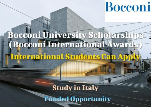 Bocconi University Scholarships to Study in Italy (Funded Opportunity)