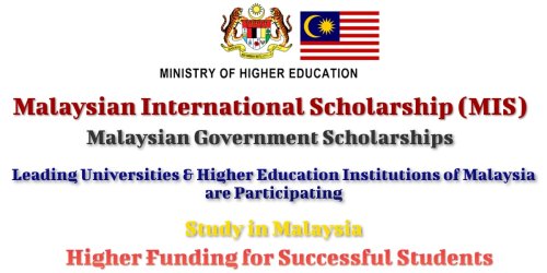 Malaysian International Scholarship (MIS) to Study in Malaysia
